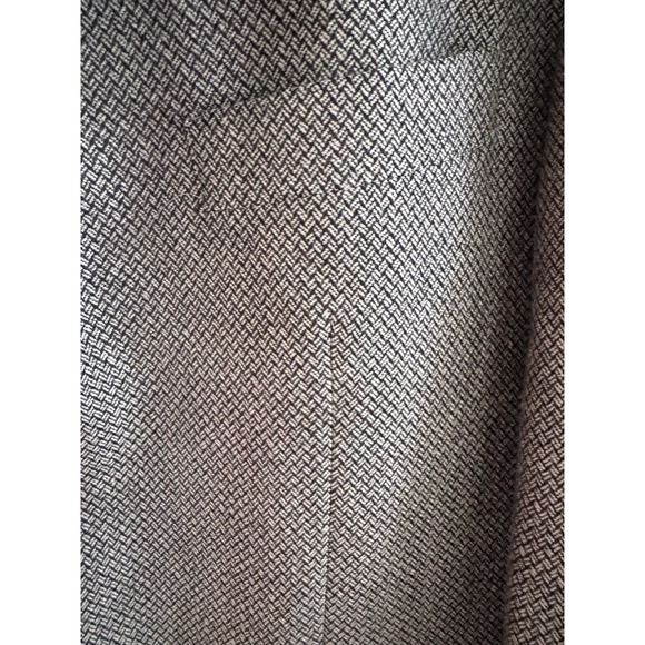 Yves Saint Laurent Men's Blazer 100% Worsted Wool Gray Micro Hounds Sz 46L YSL - Picture 4 of 16